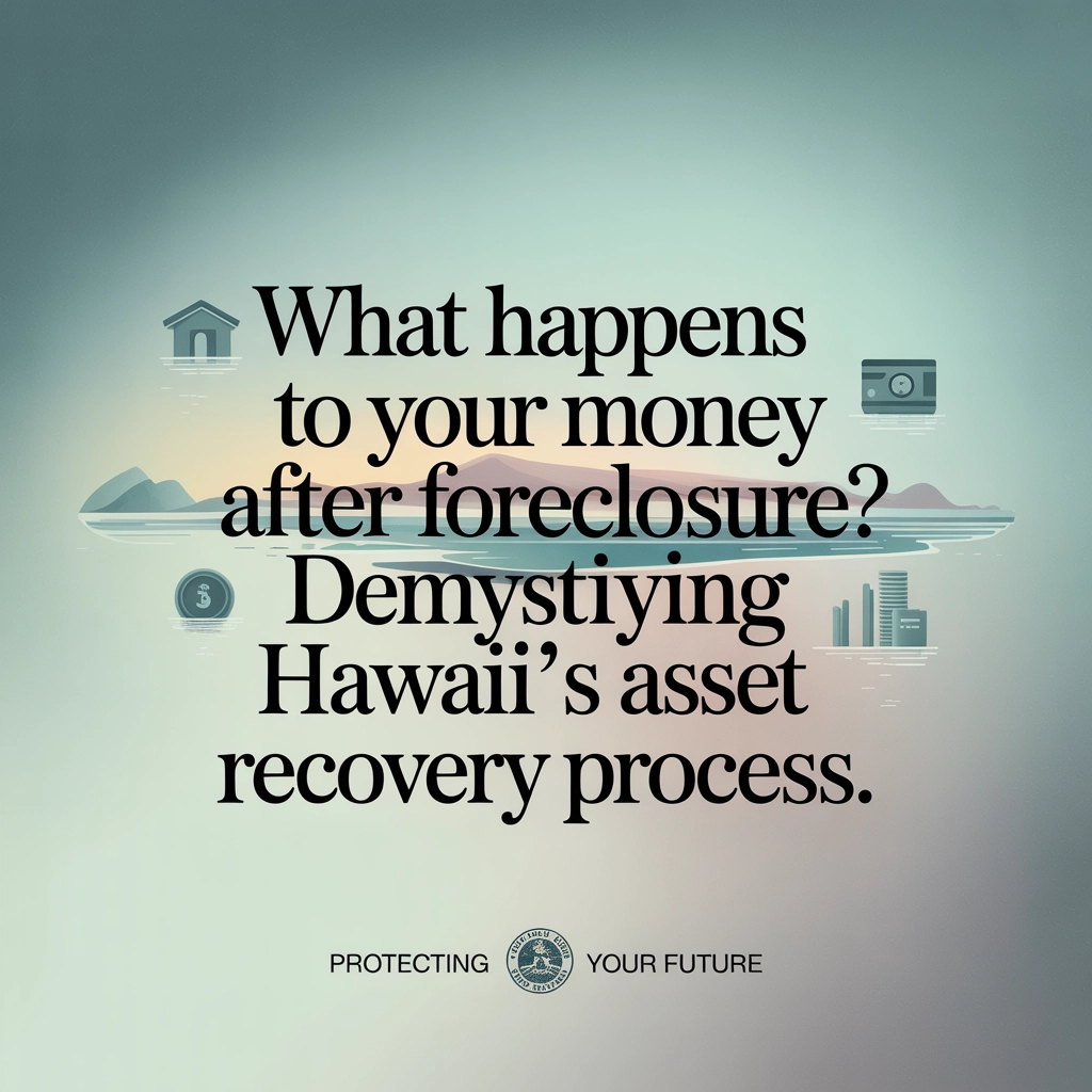 What Happens to Your Money After Foreclosure? Demystifying Hawaii’s Asset Recovery Process